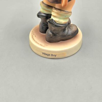 LOT 83: Vintage Goebel Hummel Figurines Weary Wanderer and Village Boy