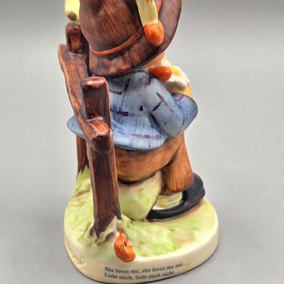 LOT 85: Hummel Goebel Retreat to Safety and She Loves Me / Not Figurines