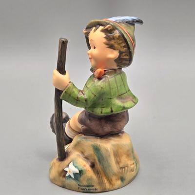 LOT 88: Hummel Figurines On Secret Path, Mountaineer, and Sensitive Hunter