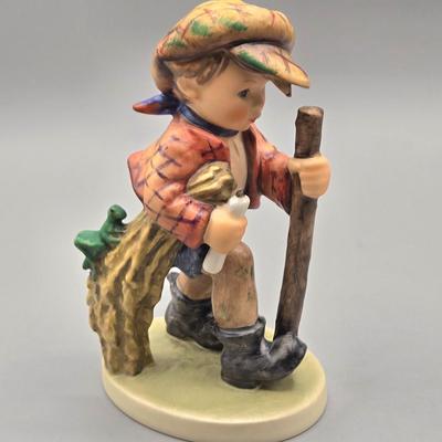 LOT 88: Hummel Figurines On Secret Path, Mountaineer, and Sensitive Hunter