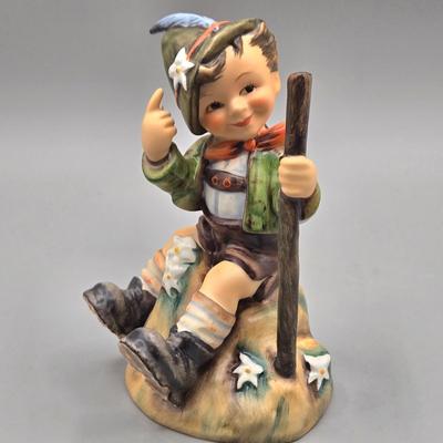 LOT 88: Hummel Figurines On Secret Path, Mountaineer, and Sensitive Hunter