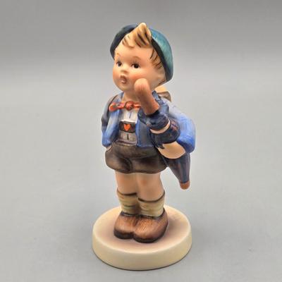 LOT 91: Hummel Figurines Home from the Market, Busy Student, and March Winds
