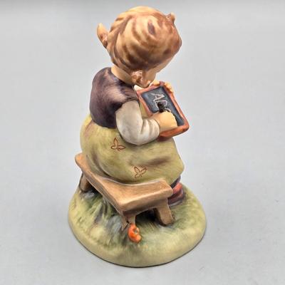 LOT 91: Hummel Figurines Home from the Market, Busy Student, and March Winds