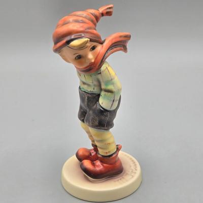 LOT 91: Hummel Figurines Home from the Market, Busy Student, and March Winds