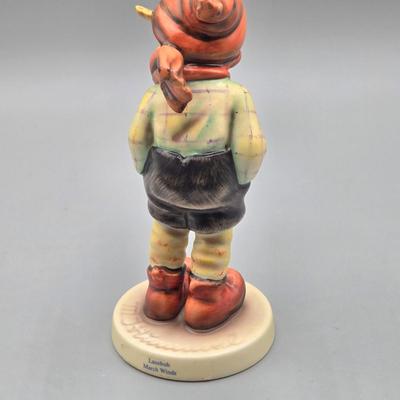 LOT 91: Hummel Figurines Home from the Market, Busy Student, and March Winds