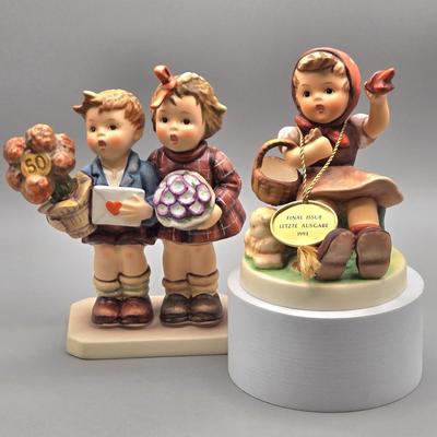 LOT 94: Goebel Hummel Figurines Farewell and The Love Lives On