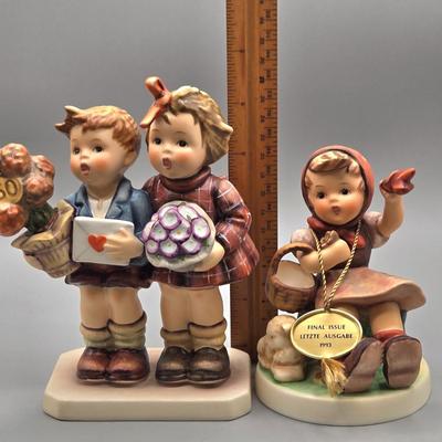 LOT 94: Goebel Hummel Figurines Farewell and The Love Lives On