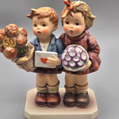 LOT 94: Goebel Hummel Figurines Farewell and The Love Lives On