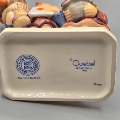 LOT 94: Goebel Hummel Figurines Farewell and The Love Lives On