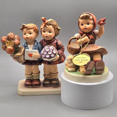LOT 94: Goebel Hummel Figurines Farewell and The Love Lives On