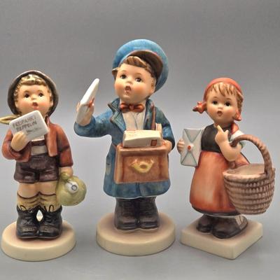 LOT 95: Vintage Goebel Hummels Postman, Free Flight, and Mediation