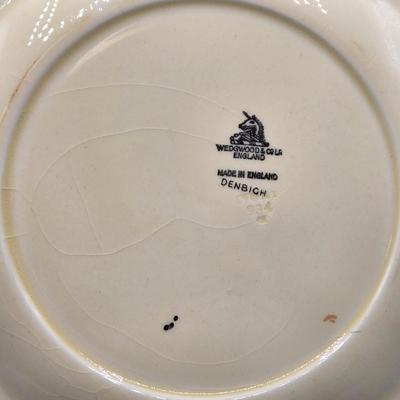 LOT 98: Staffordshire Ware Plate Mount Vernon, Vintage Franklin Mint Bill Bell Two By Two, Lenox Mayence Bowl, and More