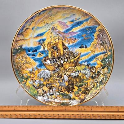 LOT 98: Staffordshire Ware Plate Mount Vernon, Vintage Franklin Mint Bill Bell Two By Two, Lenox Mayence Bowl, and More