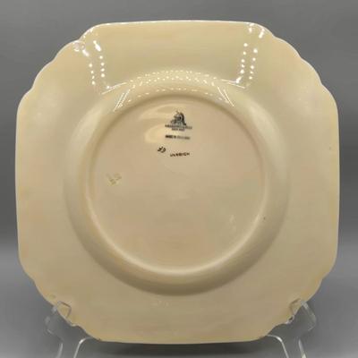 LOT 98: Staffordshire Ware Plate Mount Vernon, Vintage Franklin Mint Bill Bell Two By Two, Lenox Mayence Bowl, and More