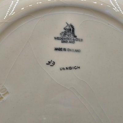 LOT 98: Staffordshire Ware Plate Mount Vernon, Vintage Franklin Mint Bill Bell Two By Two, Lenox Mayence Bowl, and More