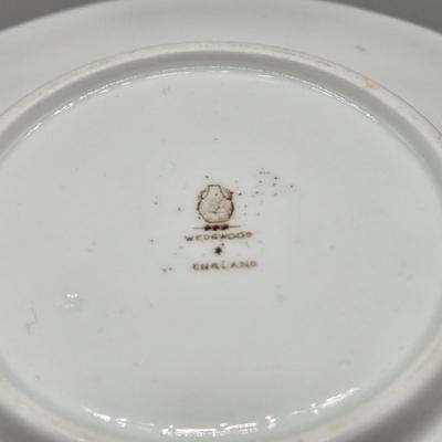LOT 124: Wedgwood Blue Jasperware Cup and Saucer, 2 Small Pitchers, and More