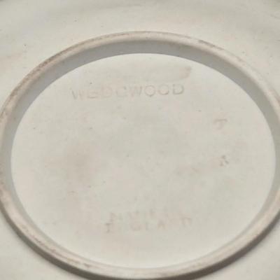 LOT 124: Wedgwood Blue Jasperware Cup and Saucer, 2 Small Pitchers, and More