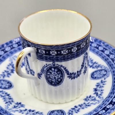 LOT 124: Wedgwood Blue Jasperware Cup and Saucer, 2 Small Pitchers, and More