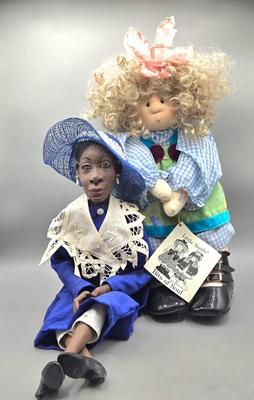 LOT 129: Jackie Daddy's Long Legs Doll and 1999 Little Souls Doll Brianna by Gretchen Wilson