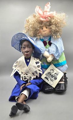 LOT 129: Jackie Daddy's Long Legs Doll and 1999 Little Souls Doll Brianna by Gretchen Wilson