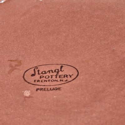 LOT 130: Vintage Stangl Pottery Fruit Serving Platter and Stangl Prelude Serving Bowl
