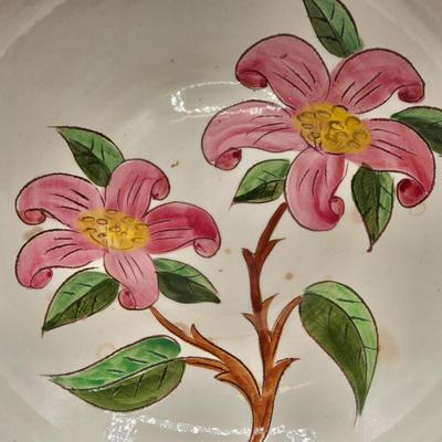 LOT 130: Vintage Stangl Pottery Fruit Serving Platter and Stangl Prelude Serving Bowl