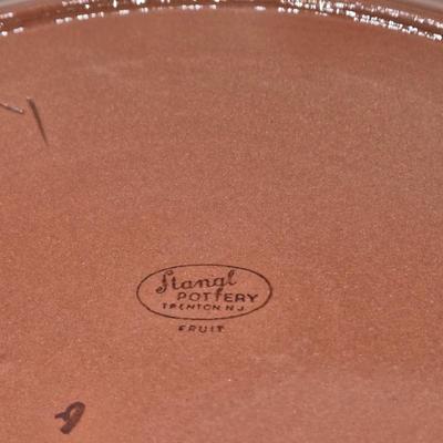 LOT 130: Vintage Stangl Pottery Fruit Serving Platter and Stangl Prelude Serving Bowl