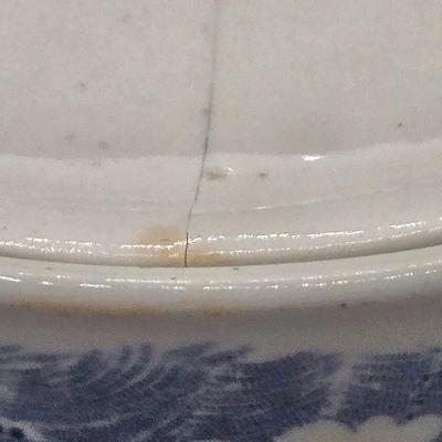 LOT 131: Enoch Wedgwood Tunstall Countryside Pieces Including 12 Cups, 17 Saucers, Creamer, and Sugar/ Storage Cases Included