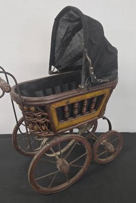 LOT 134: 1996 Little Souls Max by Gretchen Wilson with His Own Antique Stroller