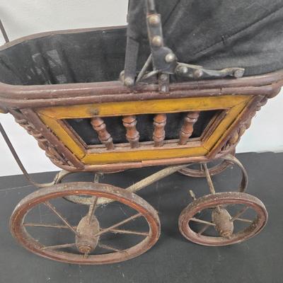 LOT 134: 1996 Little Souls Max by Gretchen Wilson with His Own Antique Stroller