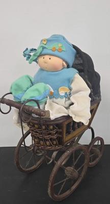 LOT 134: 1996 Little Souls Max by Gretchen Wilson with His Own Antique Stroller