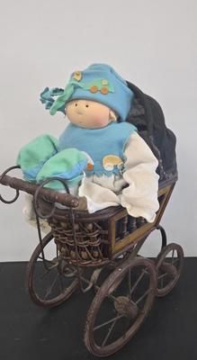 LOT 134: 1996 Little Souls Max by Gretchen Wilson with His Own Antique Stroller