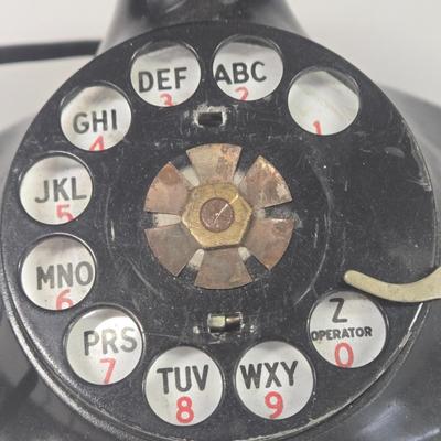 LOT 136: Vintage Rotary Dial Phone Lamp