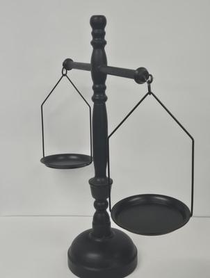 LOT 137: Black Metal Balancing Scale