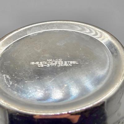 LOT 143: Vintage Old Rip Van Winkle New Jersey Bicentennial Cumberland Porcelain Decanter, 1960's Tired Business Highball Glass,...