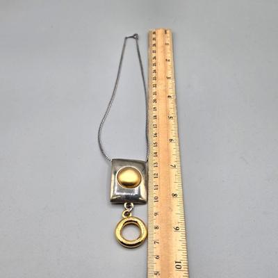 LOT 146J: Vintage Black with Silver-tone and Gold-tone Jewelry, Including Multiple Pierced Earrings and More