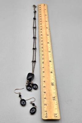 LOT 146J: Vintage Black with Silver-tone and Gold-tone Jewelry, Including Multiple Pierced Earrings and More