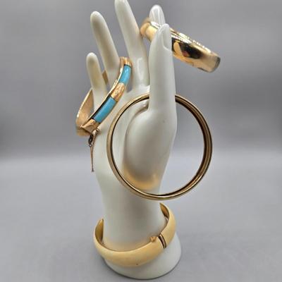 LOT 147J: Variety of Vintage Bangle Bracelets