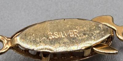 LOT 148J: Vintage Jewelry Including Butterfly Stick Pin, Freshwater Pearl Necklace with Matching Earrings, and More