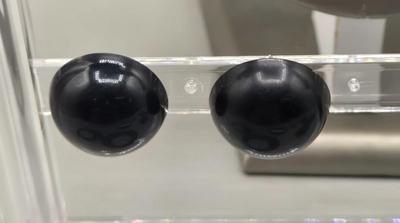 LOT 150J: Vintage Square Plastic Turquoise Red Poppy Flower Leaf Enamel Stud Earrings,Teal Blue Round Spiral Button Studs, Aqua Blue...