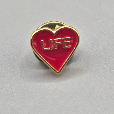 LOT 152J: Gold-tone Necklaces with Heart Charms and More