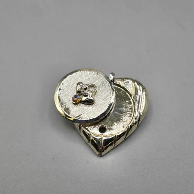 LOT 152J: Gold-tone Necklaces with Heart Charms and More