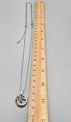 LOT 156J: Alex and Ani Silver-tone Mermaid Necklace and Shell and Beach Themed Charm Bracelets