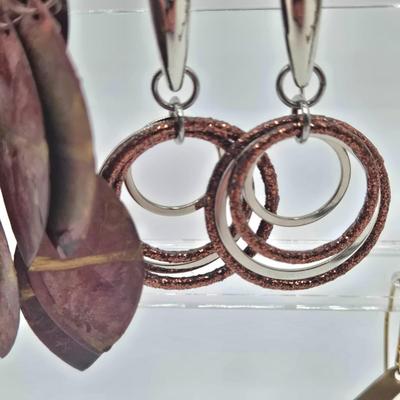 LOT 159J: Multiple Pierced Earrings, Clip Earrings, Necklaces, and More