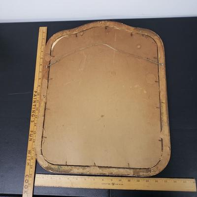 LOT 162: Antique Framed Prints-Old Fashioned Cottage Garden by R. Atkinson Fox & Landscape Unsigned