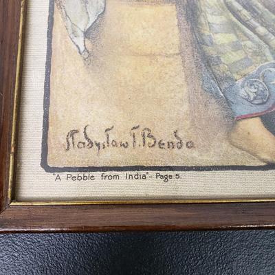 LOT 163: Framed Antique Sunday Magazine Covers with Various Advertisements