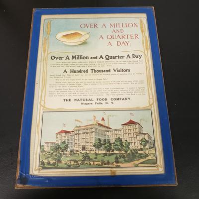 LOT 163: Framed Antique Sunday Magazine Covers with Various Advertisements