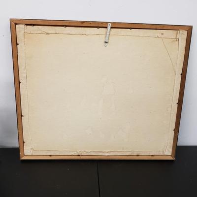 LOT 164: Sticks Signed "Follow Your Heart" Mirror, Folk Art Rabbit by Edna Young, "The Law of Love" Embroidery &...