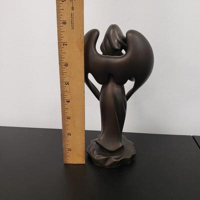 LOT 164: Sticks Signed "Follow Your Heart" Mirror, Folk Art Rabbit by Edna Young, "The Law of Love" Embroidery &...