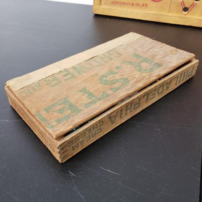 LOT 166: Vintage Chinese Checkers Boards with Marbles & Drueke Wooden Cribbage Set